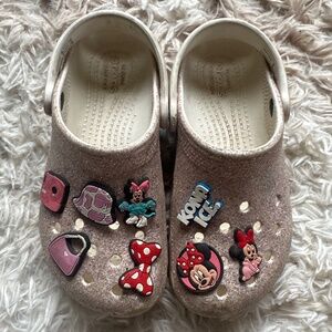 Glitter Crocs Size 13 C Youth With Jibbitz